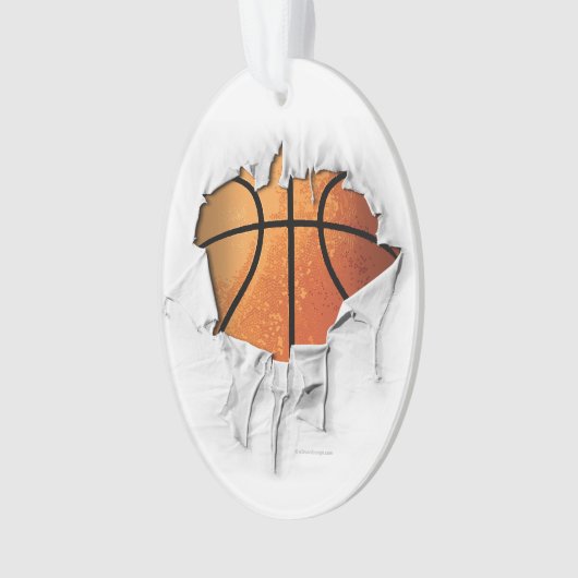 Heftiger Basketball Ornament (Vorderseite)