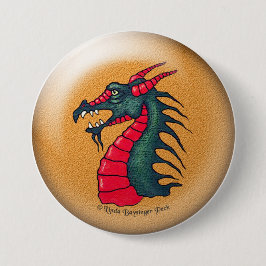 Heftiger Drache Button