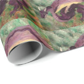 Heftiger Drache, der Ihr Geschenk schützt! Geschenkpapier (Rolleneckpunkt)