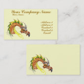 Heftiger Drache Visitenkarte (Vorne/Hinten)
