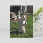 Heftiger Fleischfresser Einladung (Stehend Vorderseite)