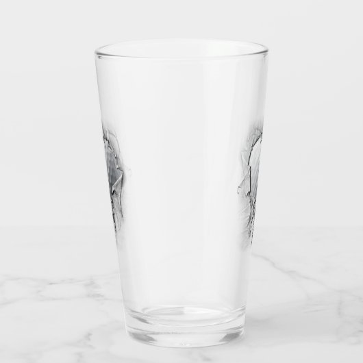 Heftiger Golfball Glas (Rechts)