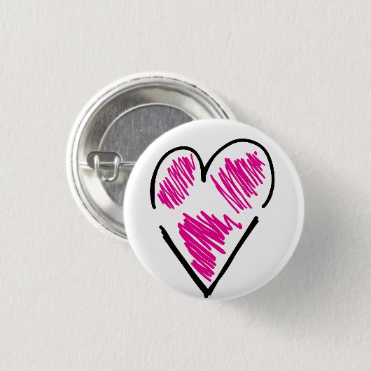 Heftiger Knopf <3 Button (Vorne & Hinten)