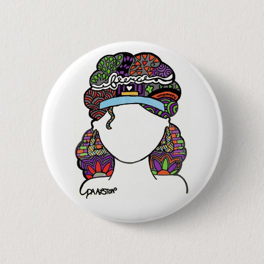 HEFTIGER Knopf Button (Vorderseite)