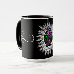 Heftiger Löwe die Löwe-Tasse Tasse