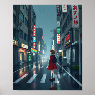 heftiger Regen in Tokio 3 Poster