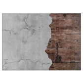 Heftiger und weißer Marmor des Holzes Schneidebrett (Vorderseite)