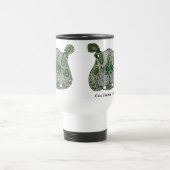 Heftiges Flusspferd Reisebecher (Mittel)