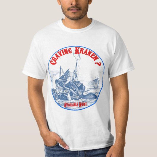 Heftiges Verlangen Kraken T-Shirt (Vorderseite)