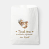 Heftkatze Foto Gastgeschenk Hochzeit Bag Geschenktütchen (Vorderseite)