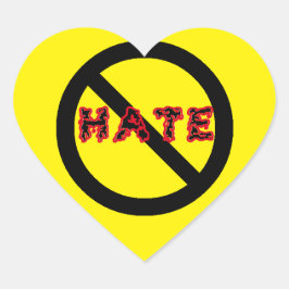 Heftklammer für Notebook-Handy-Skateboards Herz-Aufkleber