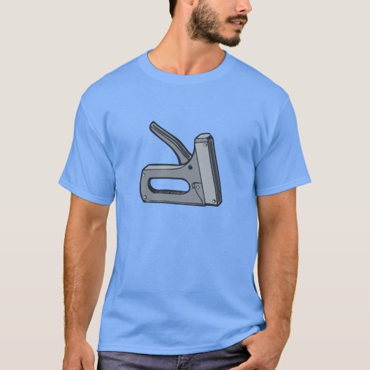 Heftklammer-Gewehr T-Shirt (Vorderseite)