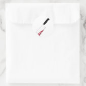 Heftklebefolie Runder Aufkleber (Tasche)