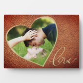 Heftleder Print Liebe Valentine Day Foto Fotoplatte (Vorderseite)