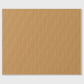 Heftlink Gold Wrapping Paper Geschenkpapier (Flach)