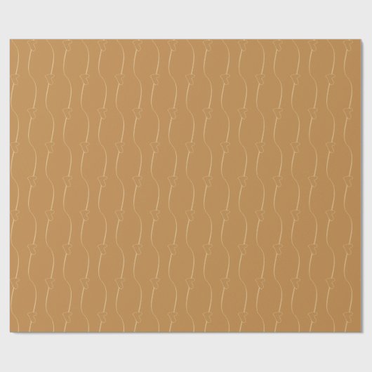 Heftlink Gold Wrapping Paper Geschenkpapier (Flach)
