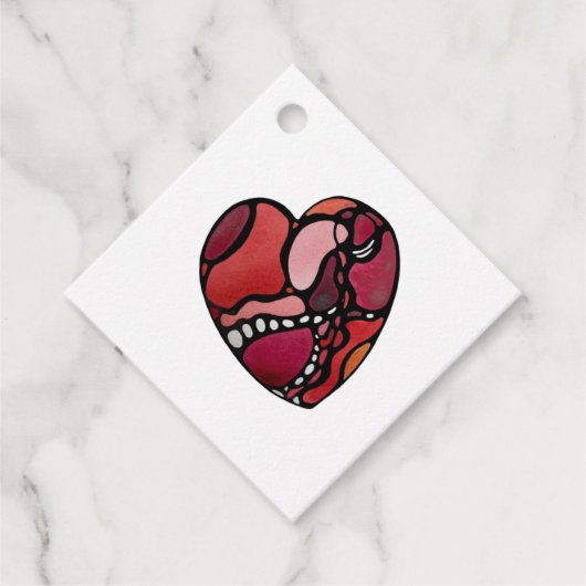 Heftmarke Geschenkanhänger (Vorderseite)