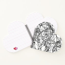 HeftNotebook: DIY Color Your Own: Kunstgeschenk Notizblock