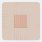 Heftpflaster - Aufkleber auf der Fläche (Vorderseite)