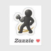 Heftpflaster - Fitnessstudio und Fitness Aufkleber (Blatt)