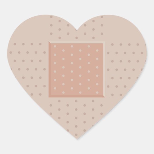 Heftpflaster - Heart Aufkleber (Vorderseite)