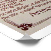 Heftpflaster Poster (Ecke)