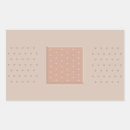 Heftpflaster - Rechteck-Aufkleber Rechteckiger Aufkleber