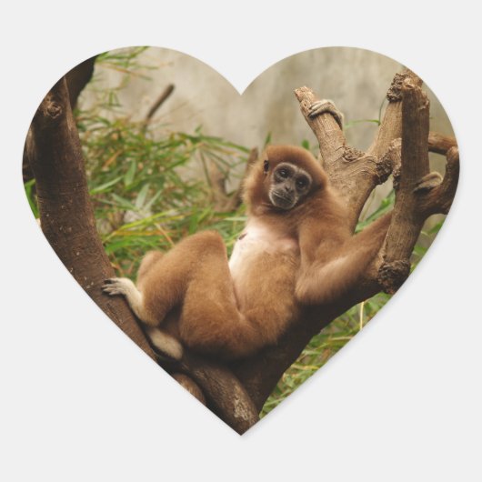 Heftpfropfen Herz-Aufkleber (Vorderseite)