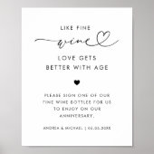 Heftschrift Like Fine Wine Gästebuch Hochzeitszeic (Vorne)