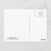 Heftschuh mit Sprichwort Postkarte (Rückseite)