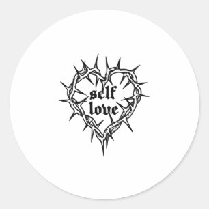 Heftsticker für die Liebe Runder Aufkleber