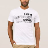 Hegel Aufheben T T-Shirt (Vorderseite)