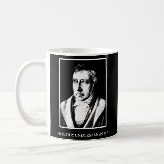 Hegel Niemand versteht mich Fun Philosopher Kaffeetasse