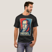 Hegel Pop Art Portrait T-Shirt (Vorne ganz)