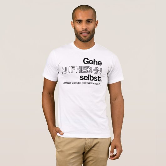 Hegel T T-Shirt (Vorne ganz)