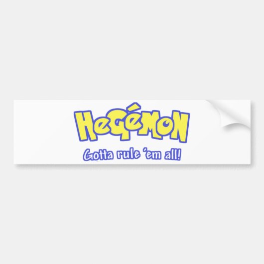 Hegemon Laptop-Aufkleber Autoaufkleber (Vorne)