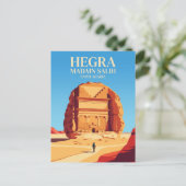 Hegra (Madain Salih) Saudi-Arabien Postkarte (Stehend Vorderseite)