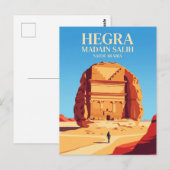 Hegra (Madain Salih) Saudi-Arabien Postkarte (Vorne/Hinten)