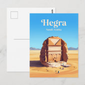 Hegra Saudi-Arabien Postkarte (Vorne/Hinten)