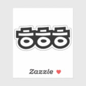 HEHEHE ㅎ ㅎ ㅎ koreanischen Slang-Aufkleber Aufkleber (Blatt)