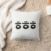 HEHEHEHE ㅎ ㅎ ㅎ koreanischen Slang Kissen (Decke)