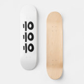 HEHEHEHE ㅎ ㅎ ㅎ koreanischen Slang Skateboard (Vorderseite)