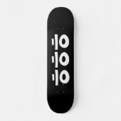 HEHEHEHE ㅎ ㅎ ㅎ koreanischen Slang Skateboard (Vorderseite)