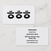 HEHEHEHE ㅎ ㅎ ㅎ koreanischen Slang Visitenkarte (Vorne/Hinten)