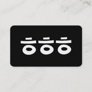 HEHEHEHE ㅎ ㅎ ㅎ koreanischen Slang Visitenkarte