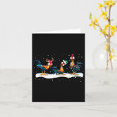 Hei Hei Chicken Christmas - Uni Karte (Gelbe Blume)