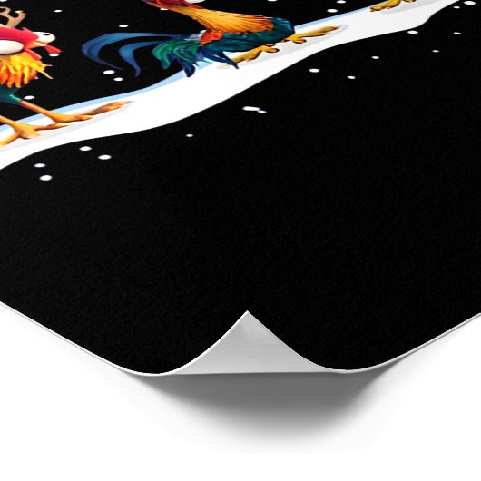 Hei Hei Chicken Christmas - Uni Poster (Ecke)