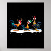Hei Hei Chicken Christmas - Uni Poster (Vorne)