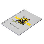 Hei Tiki Bee Toy Kiwiana Notizblock (Linke Seite)