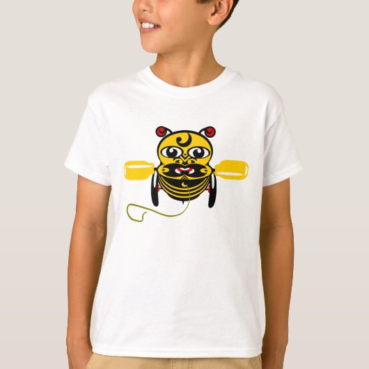 Hei Tiki Bee Toy Kiwiana T-Shirt (Vorderseite)